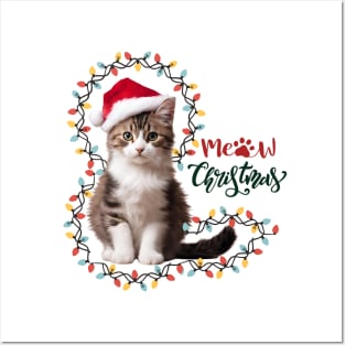 Meaw Christmas Posters and Art